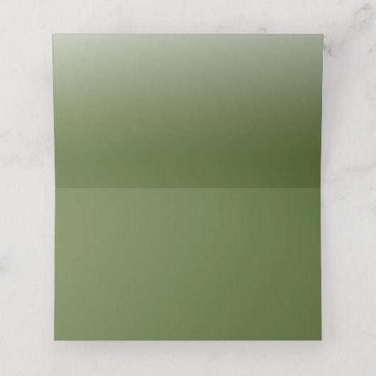 熱帯エレガントビーチ銅ヤシの木 プレイスカード (内部開封)