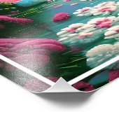 熱帯エレガントフラミンゴ–70852 フォトプリント            (角)