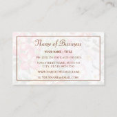 熱帯エレガントフローラとパイナップル栄養士 名刺 (裏面)