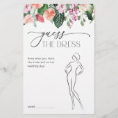 熱帯エレガントフローラブライダルシャワーゲーム (正面)