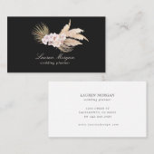 熱帯エレガントフローラミニマリスト 名刺 (正面/裏面)