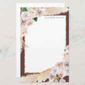 熱帯エレガントフローラ文房具 便箋 (正面/裏面)