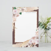 熱帯エレガントフローラ文房具 便箋 (スタンド正面)