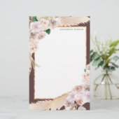 熱帯エレガントフローラ文房具 便箋 (スタンド正面)