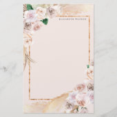 熱帯エレガントフローラ文房具 便箋 (正面)