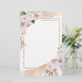 熱帯エレガントフローラ文房具 便箋 (スタンド正面)