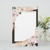 熱帯エレガントフローラ文房具 便箋 (スタンド正面)