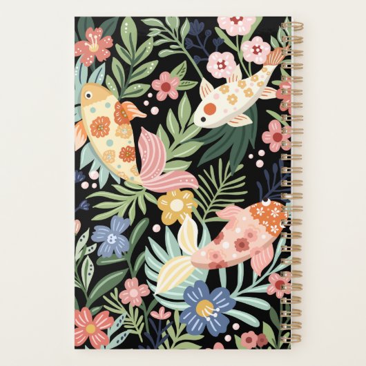 熱帯エレガントフローラ植物性コイ魚池 プランナー手帳 (裏面)