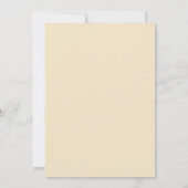 熱帯エレガントフローラ植物性デザイン結婚ズ セーブザデート (裏面)