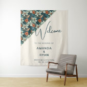 熱帯エレガントフローラ花結婚柄 タペストリー (インサイチュ)