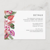 熱帯エレガントフローラ詳細 エンクロージャーカード (正面)