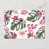 熱帯エレガントフローラ詳細 エンクロージャーカード (裏面)