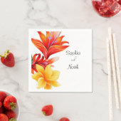 熱帯エレガントフローラ スタンダードカクテルナプキン (インサイチュ)