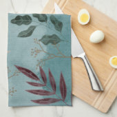 熱帯エレガント植物学 キッチンタオル (四つ折り)