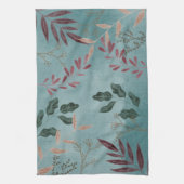 熱帯エレガント植物学 キッチンタオル (縦)