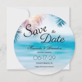 熱帯エレガント海夏ビーチ保存日