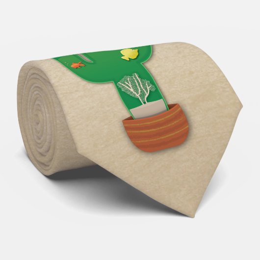 熱帯オアシス ネクタイ (ロール)