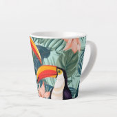 熱帯オウムのコーヒーマグ カフェラテマグ (右アングル)
