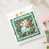 熱帯オウムパーティーカラフル:2回目の誕生日 フェイバーバッグ (封をした状態)