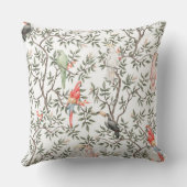 熱帯オウム模様 クッション (裏面)