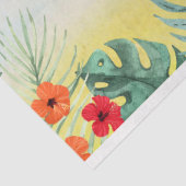 熱帯オウム葉フローラデコページ/組織 薄葉紙 (詳細)