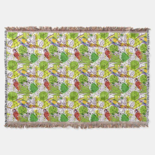熱帯オウム スローブランケット (正面)