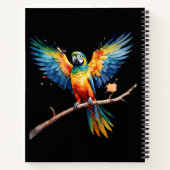 熱帯オウム ノートブック (裏面)