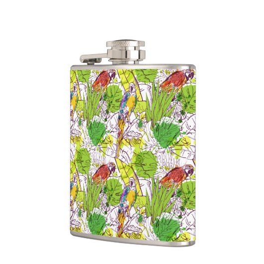 熱帯オウム フラスク (左)