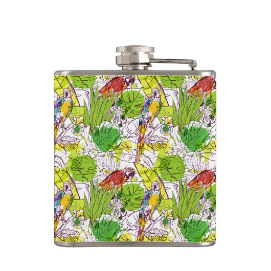 熱帯オウム フラスク (裏面)