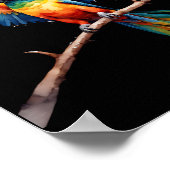 熱帯オウム ポスター (角)