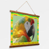 熱帯オウム 吊り下げ型タペストリー (傾斜あり)