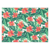 熱帯オレンジハイビスカス テーブルクロス (正面(横))