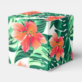 熱帯オレンジハイビスカス フェイバーボックス (裏面サイド)