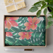 熱帯オレンジハイビスカス 薄葉紙 (ギフト)