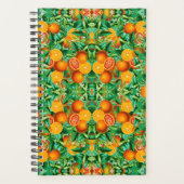 熱帯オレンジメンズタイ プランナー手帳 (正面)