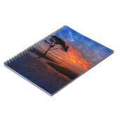 熱帯オレンジ日没 ノートブック (左側)