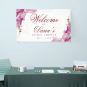 熱帯オーキッドフォトドロップタペストリー 横断幕 (トレードショー)