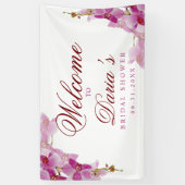 熱帯オーキッドフォトドロップタペストリー 横断幕 (縦)