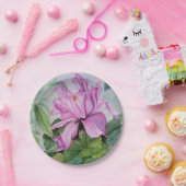 熱帯オーキッド紙プレート ペーパープレート (パーティー)