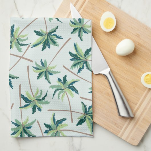 熱帯オーストラリアのキツネの尾のやし キッチンタオル (四つ折り)