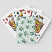 熱帯オーストラリアのキツネの尾のやし トランプ (裏面)