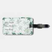 熱帯オーストラリアのキツネの尾のやし|モノグラム ラゲッジタグ (裏面横)