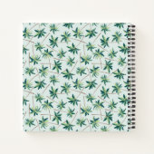 熱帯オーストラリア産フォックステールパーム ノートブック (裏面)