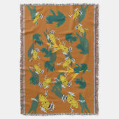 熱帯カエル スローブランケット (正面縦)