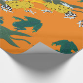 熱帯カエル ラッピングペーパー (角)