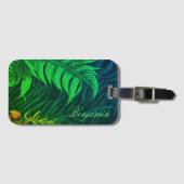 熱帯カスタムハワイアン模様 ラゲッジタグ (正面横)