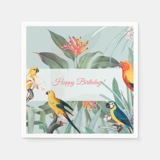 熱帯カスタム性 スタンダードカクテルナプキン (正面)