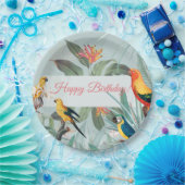 熱帯カスタム性 ペーパープレート (パーティー)