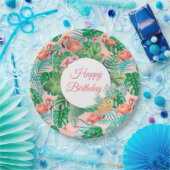 熱帯カスタム性 ペーパープレート (パーティー)