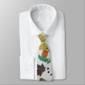 熱帯カボチャとニンジンのシームレスなパターン ネクタイ (タイ)